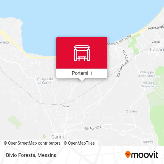 Mappa Bivio Foresta