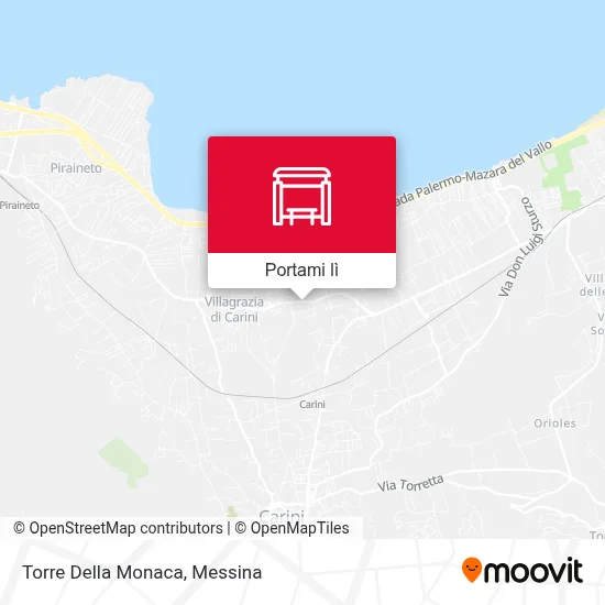 Mappa Torre Della Monaca