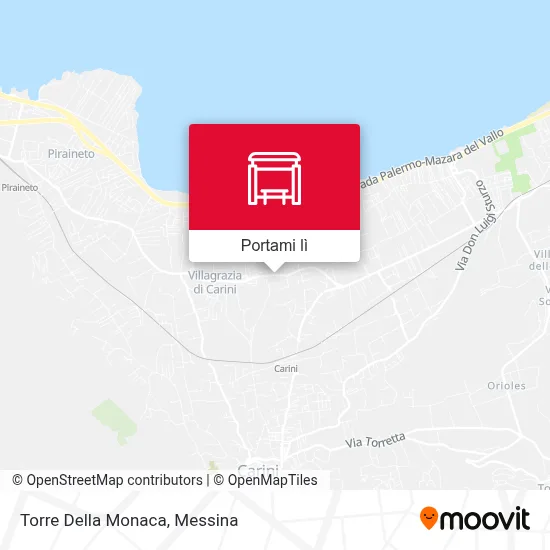 Mappa Torre Della Monaca