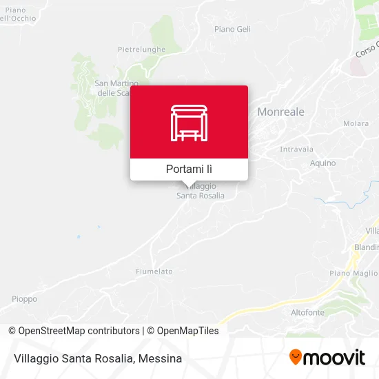 Mappa Villaggio Santa Rosalia