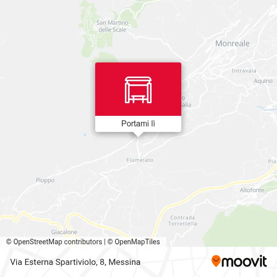 Mappa Via Esterna Spartiviolo, 8