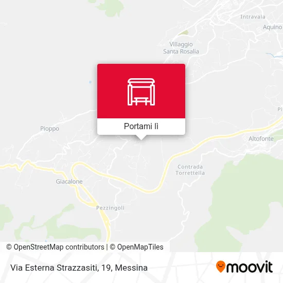 Mappa Via Esterna Strazzasiti, 19