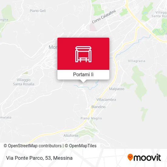 Mappa Via Ponte Parco, 53