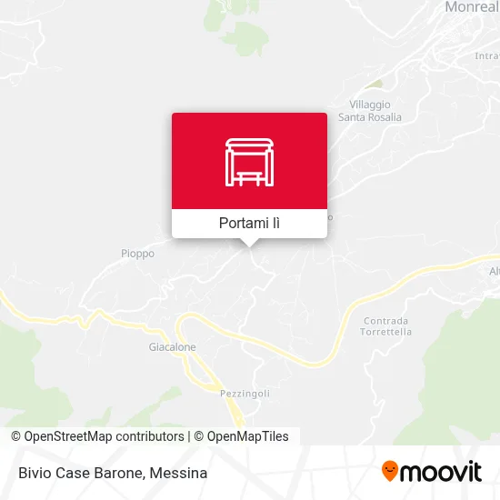 Mappa Bivio Case Barone