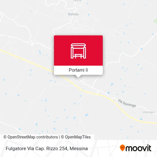 Mappa Fulgatore Via Cap. Rizzo 254