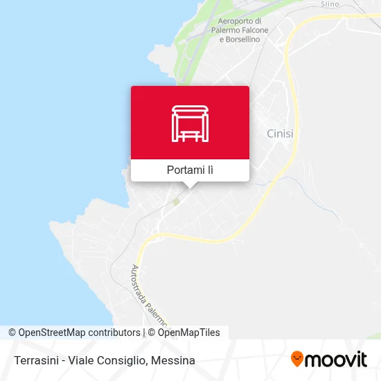 Mappa Terrasini - Viale Consiglio