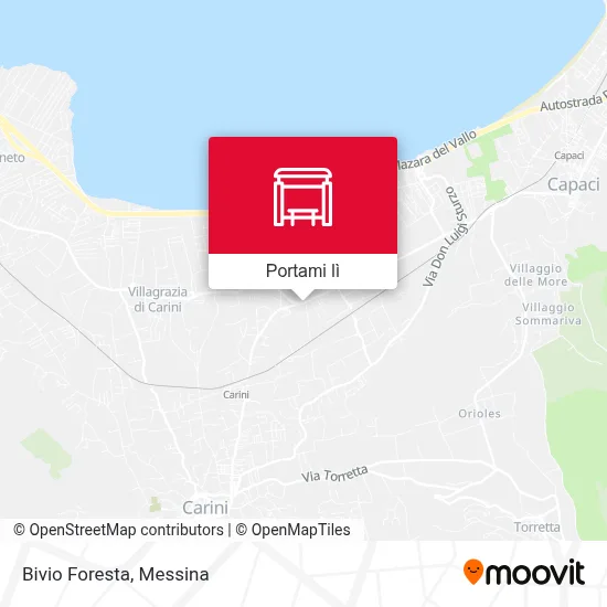 Mappa Bivio Foresta
