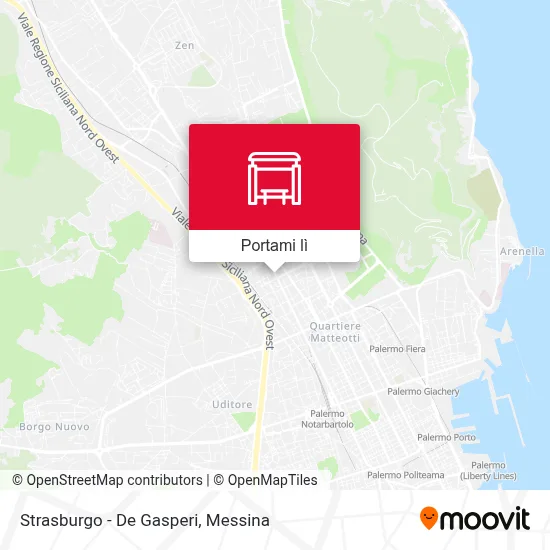 Mappa Strasburgo - De Gasperi