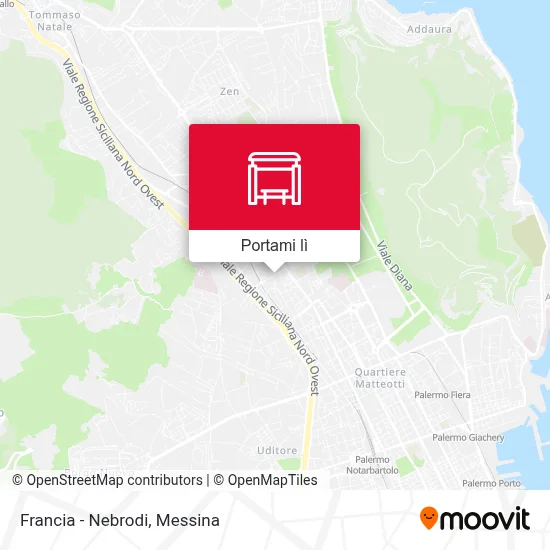 Mappa Francia - Nebrodi