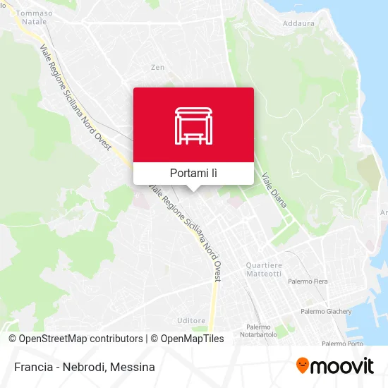 Mappa Francia - Nebrodi