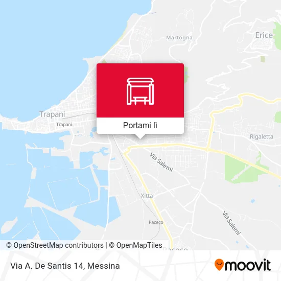 Mappa Via A. De Santis 14