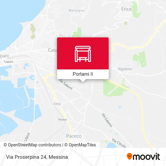 Mappa Via Proserpina 24
