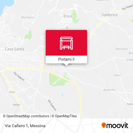 Mappa Via Cafiero 1