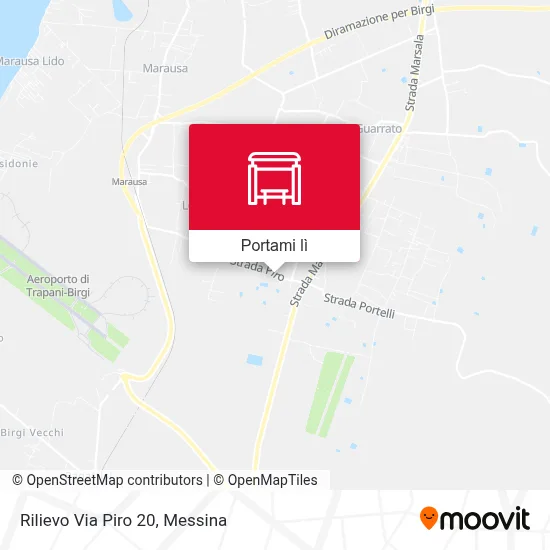 Mappa Rilievo Via Piro 20