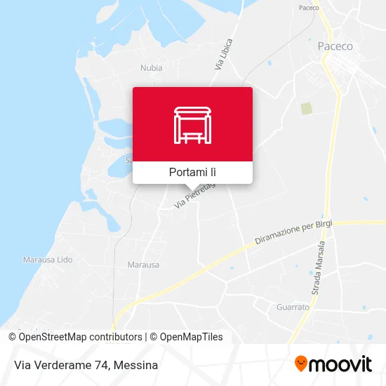 Mappa Via Verderame 74