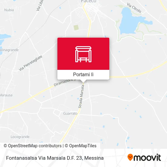 Mappa Fontanasalsa Via Marsala D.F. 23