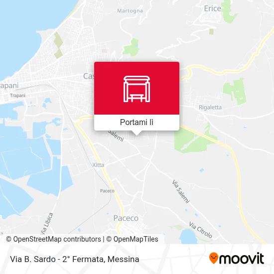 Mappa Via B. Sardo - 2° Fermata