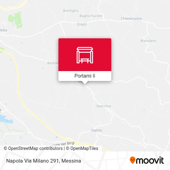 Mappa Napola Via Milano 291