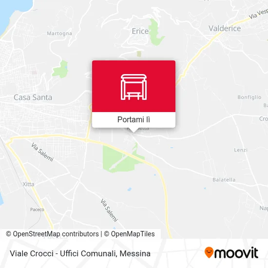 Mappa Viale Crocci - Uffici Comunali