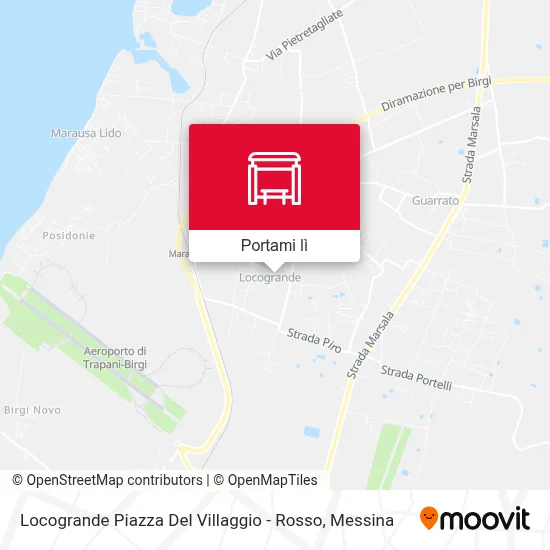 Mappa Locogrande Piazza Del Villaggio - Rosso