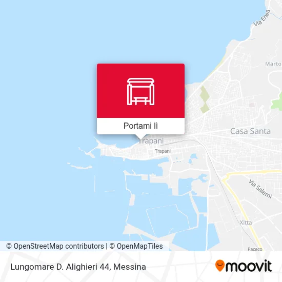 Mappa Lungomare D. Alighieri 44