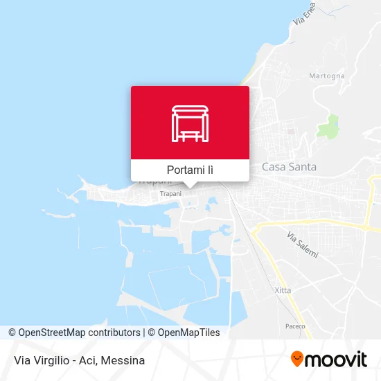 Mappa Via Virgilio - Aci