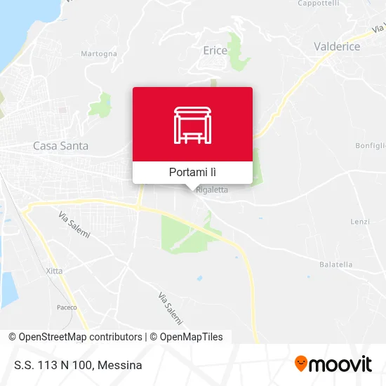 Mappa S.S. 113 N 100
