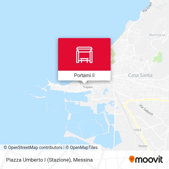 Mappa Piazza Umberto I (Stazione)