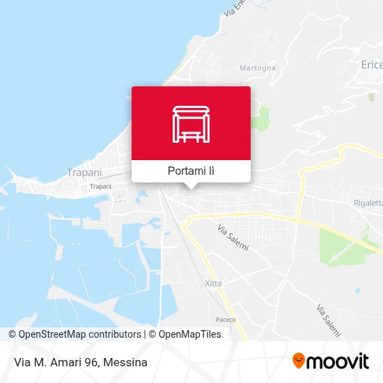 Mappa Via M. Amari 96