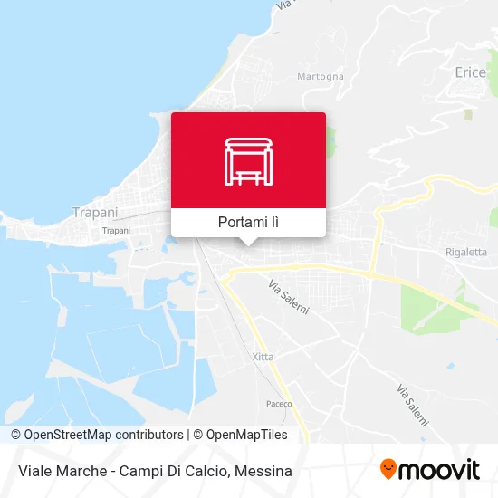 Mappa Viale Marche - Campi Di Calcio