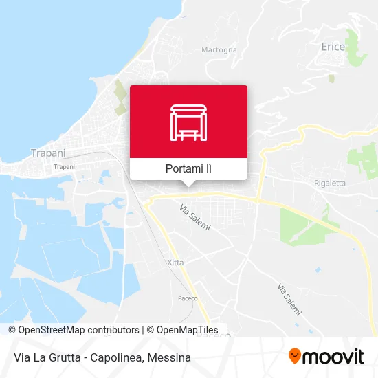 Mappa Via  La Grutta - Capolinea