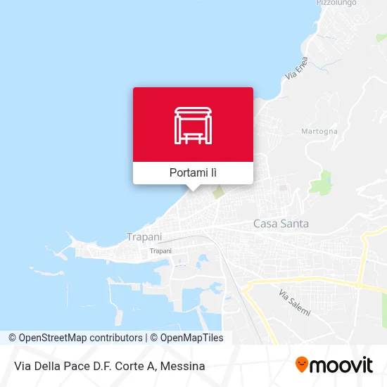 Mappa Via Della Pace D.F. Corte A