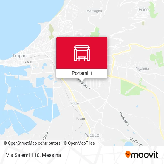 Mappa Via Salemi 110