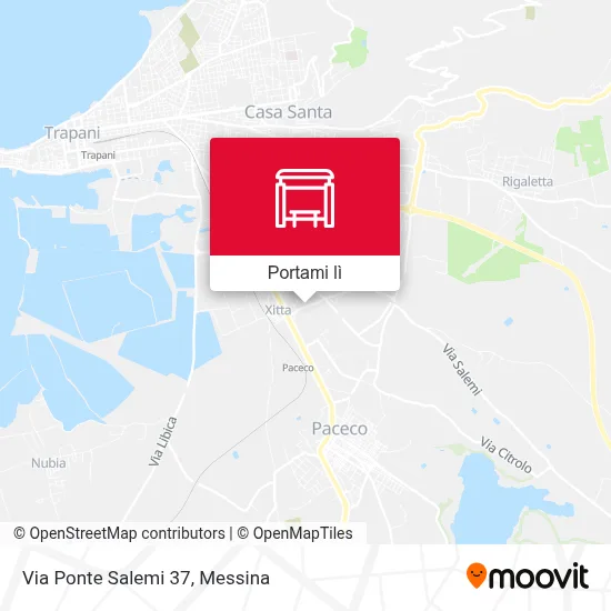 Mappa Via Ponte Salemi 37
