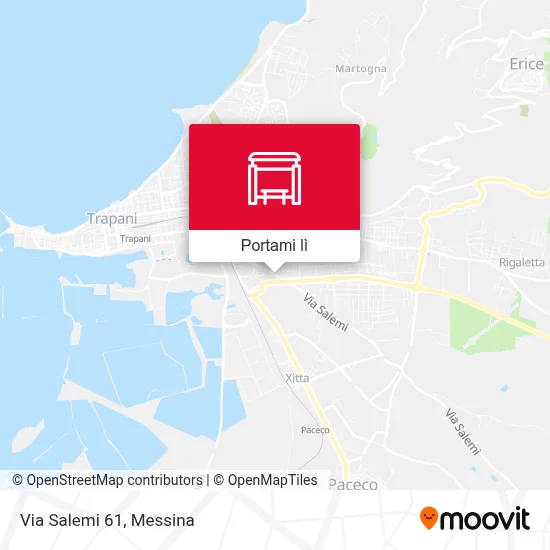 Mappa Via Salemi 61