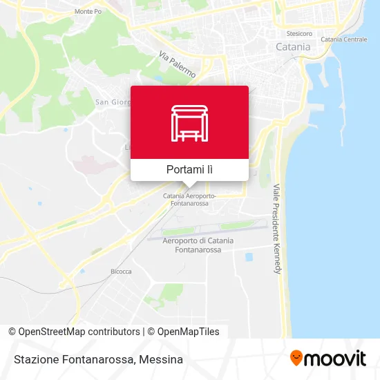 Mappa Stazione Fontanarossa