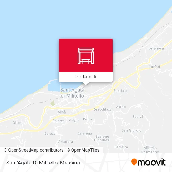 Mappa Sant'Agata Di Militello