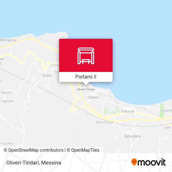 Mappa Oliveri-Tindari