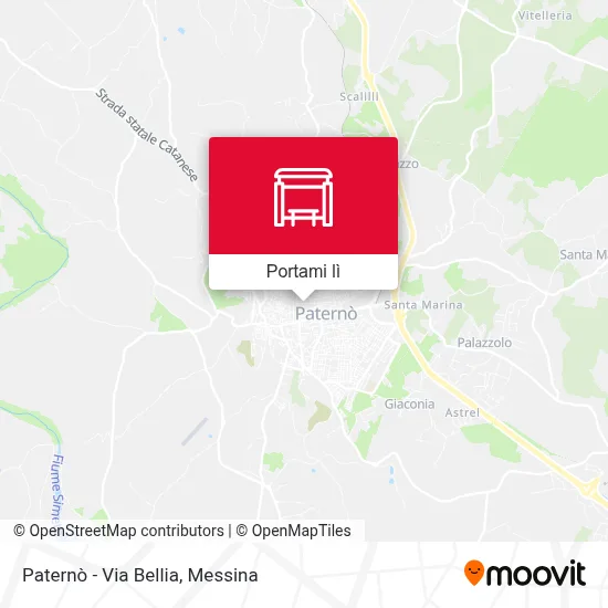 Mappa Paternò - Via Bellia