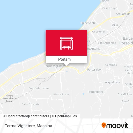 Mappa Terme Vigliatore