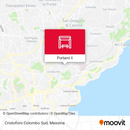 Mappa Cristoforo Colombo Sud