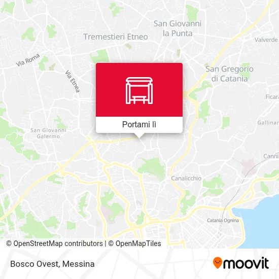 Mappa Bosco Ovest