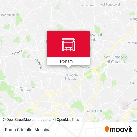Mappa Parco Cristallo