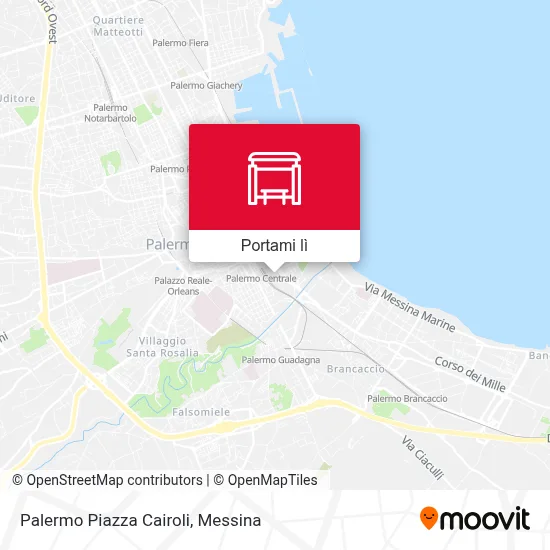 Mappa Palermo Piazza Cairoli
