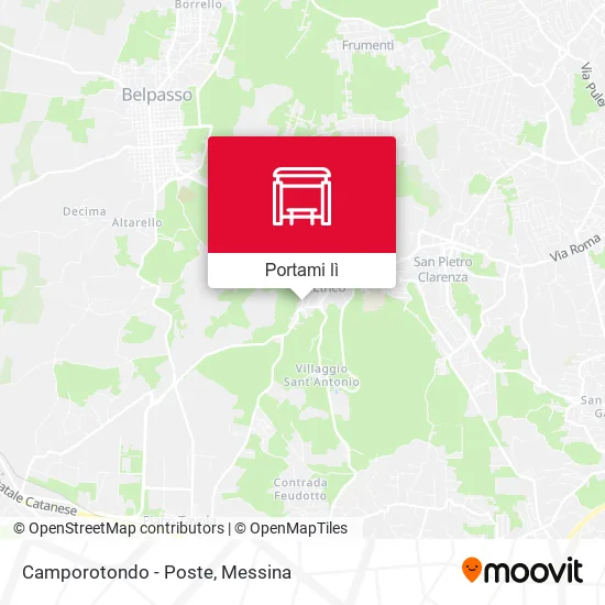 Mappa Camporotondo - Poste