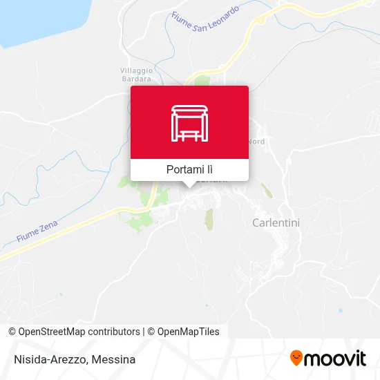 Mappa Nisida-Arezzo
