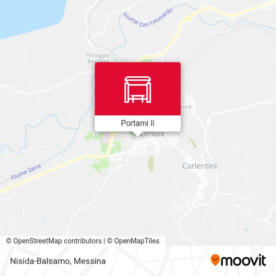 Mappa Nisida-Balsamo