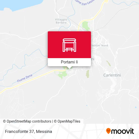Mappa Francofonte 37