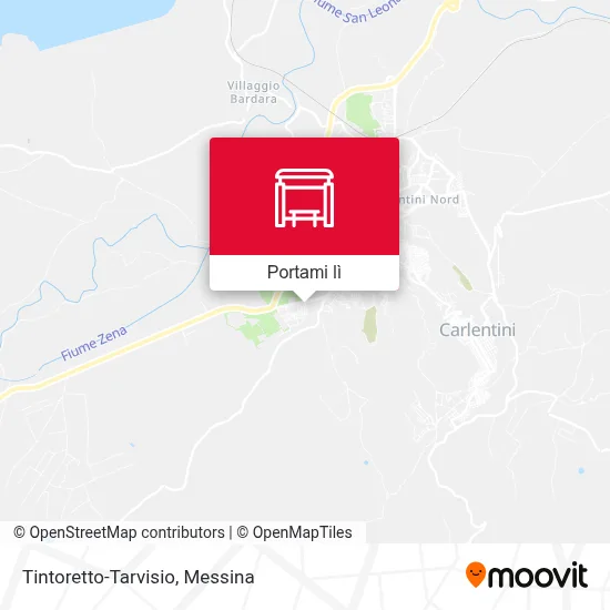 Mappa Tintoretto-Tarvisio