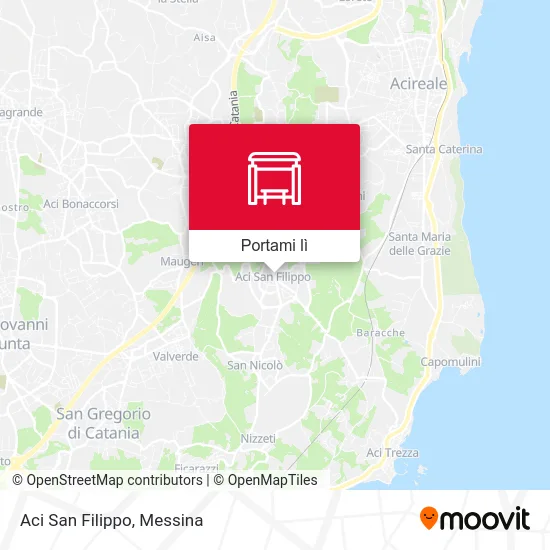 Mappa Aci San Filippo